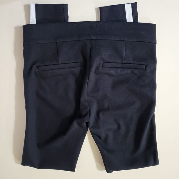 Loft Black Skinny Legging White Stripe Trouser - Picture 11 of 12